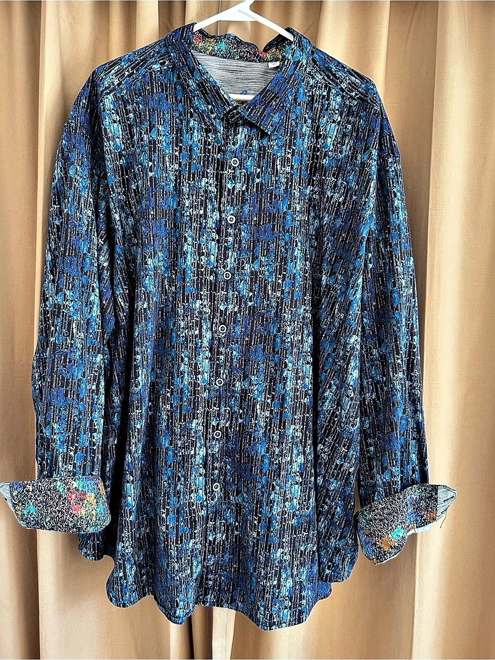Robert Graham 4XL Limited Edition Kathleen’s Blues Button Down Shirt EUC